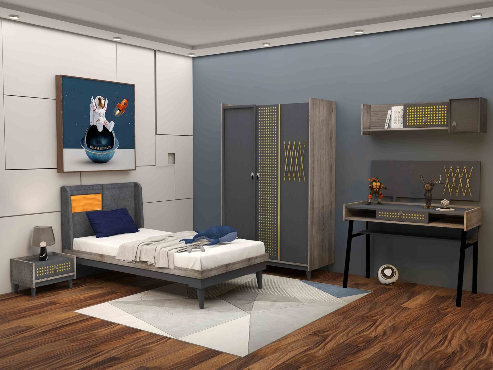 Junior Teenage Bedroom Set