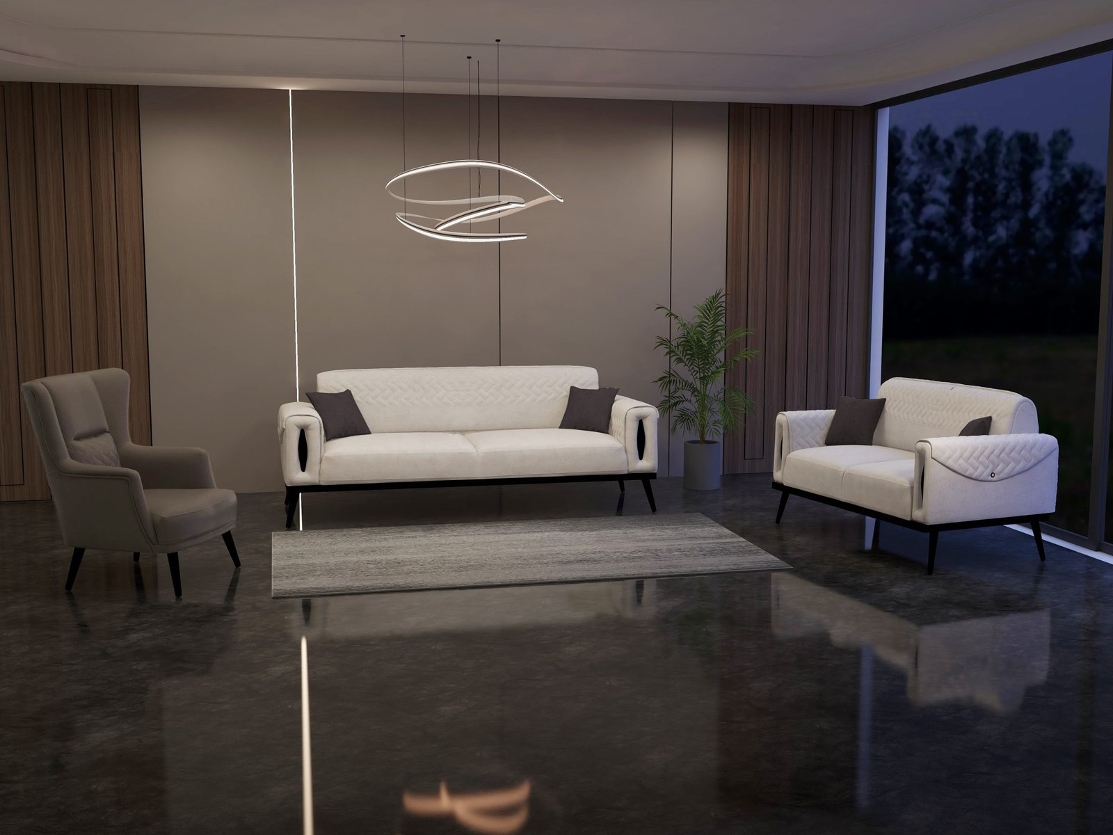 Nairobi sofa Set with mechanism Beauty Home Gallery