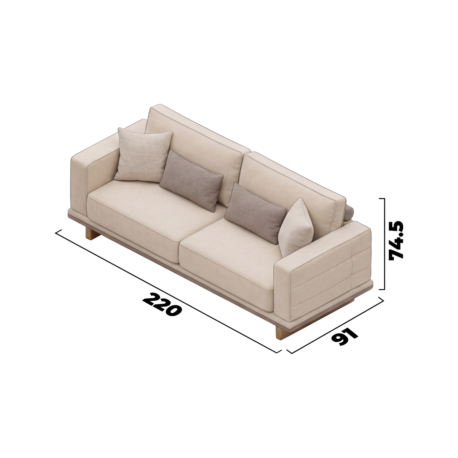 Carousel Alice 3 Seater