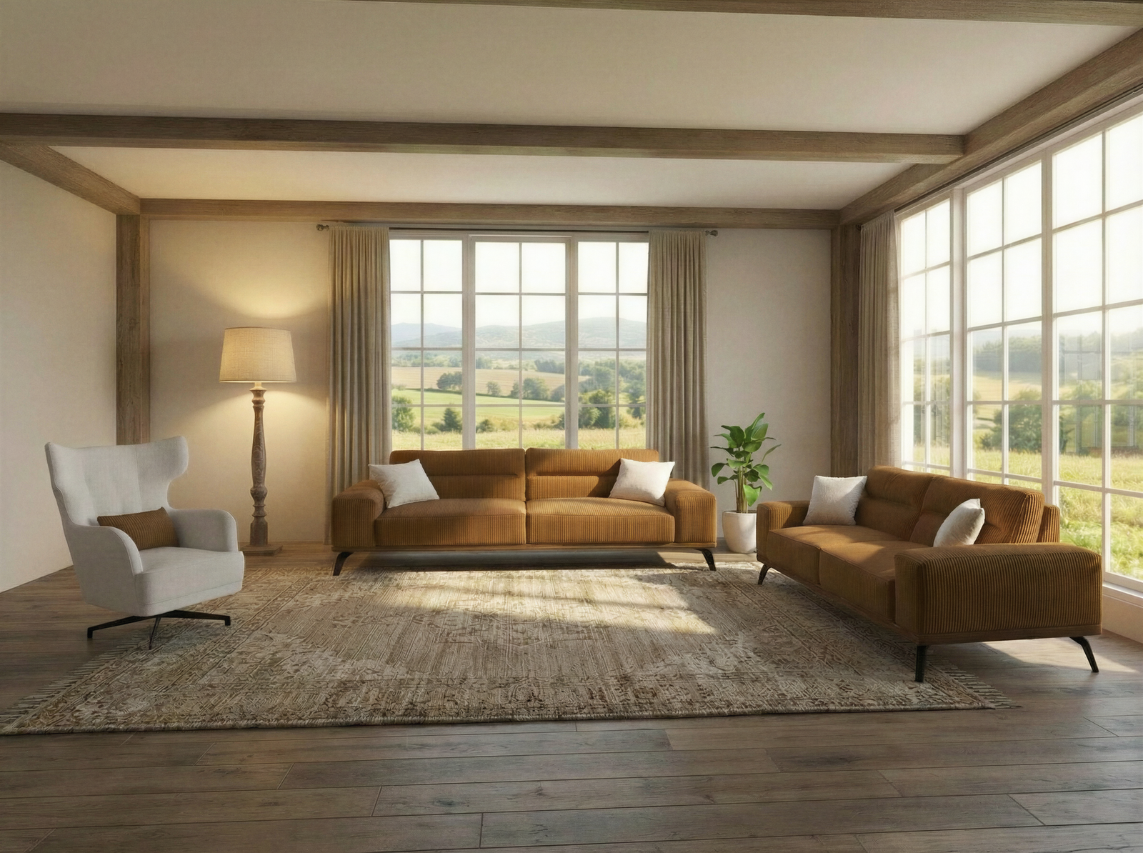 Barcelona Sofa Set with mechanism - Image 2