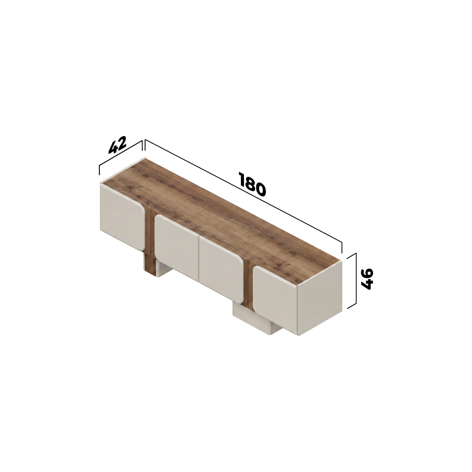 Elan Carousel TV Unit