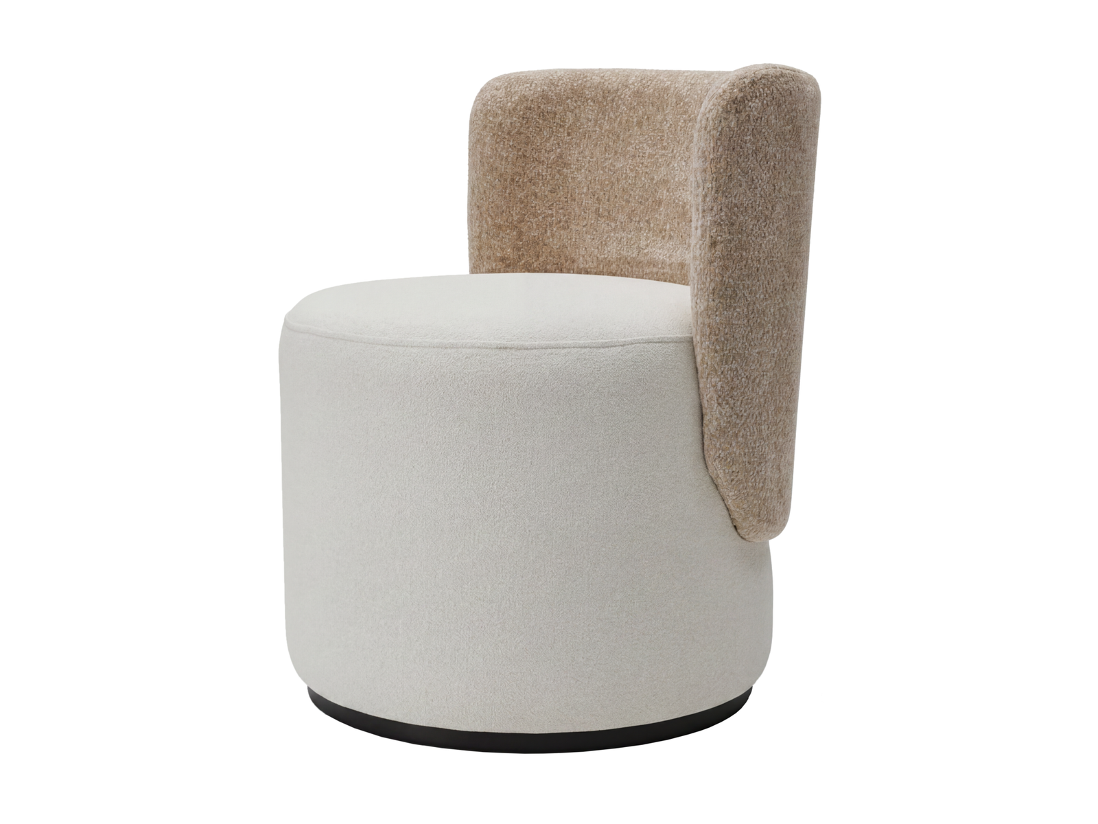 Mila Pouf White Background