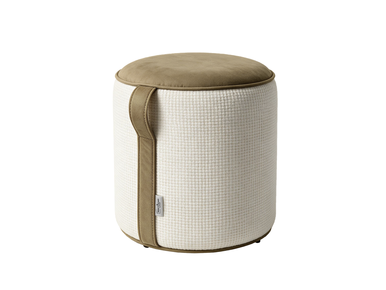 New Home 64 Velora Pouf White Background
